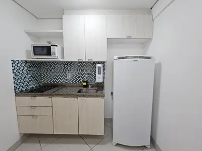 A cozinha ou kitchenette de 1606 - Landscape - até 4 pessoas, 200m da praia