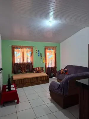 Uma área de estar em Casa no Sítio - Guaramiranga