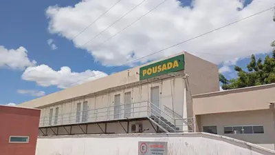 O edifício onde a estalagem está situado