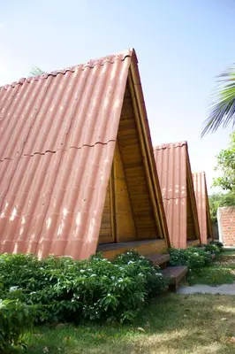 Um jardim no exterior de Sitio Meu Refúgio Paracuru