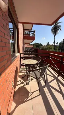 Uma varanda ou terraço em Vista Mar & Conforto no Kariri Beach