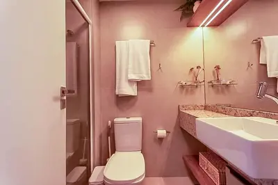 Uma casa de banho em 1712DuoStay Beach Class Fortaleza