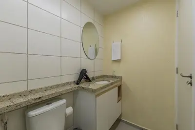 Uma casa de banho em Mirante #1401 - Apartamento completo by Carpediem