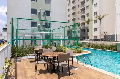 A piscina em ou perto de Mirante #1401 - Apartamento completo by Carpediem