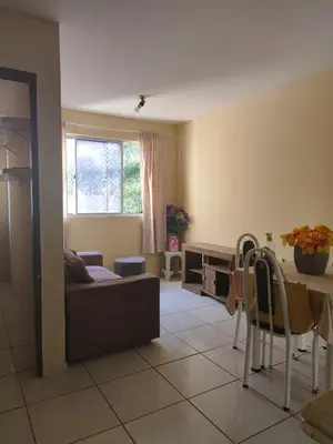 Uma área de estar em Apartamento Interno