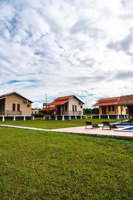 O edifício onde o hotel está situado