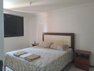 Uma cama ou camas num quarto em Porto de Iracema Fortaleza