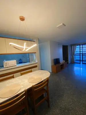 A planta de Vista mar Flat Atlântico - Av Abolição 2111