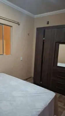 Uma cama ou camas num quarto em Casa das dunas