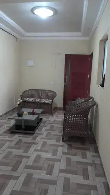 Uma área de estar em Casa das dunas