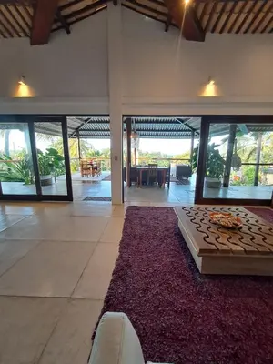 Uma área de estar em Residencia MAPAMÁ Beberibe