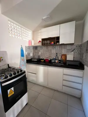 A cozinha ou kitchenette de Casa Mahalo - no centro de Cumbuco