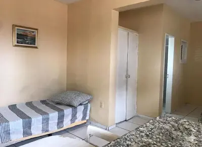 Uma cama ou camas num quarto em Loft praia de Iracema 150 metros da beira mar