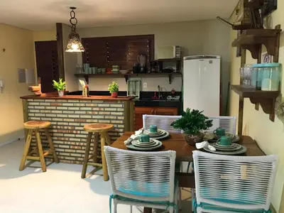 A cozinha ou kitchenette de AP 205 - Flecheiras Residence