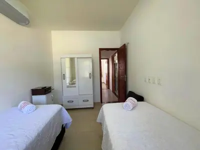 Uma cama ou camas num quarto em Canoa quebrada - Apartamento a 4 minutos da Praia