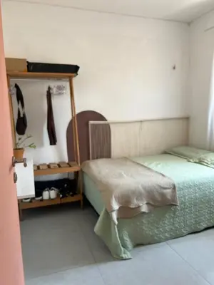 Uma cama ou camas num quarto em Sabiaguaba Duplex Mansão Beach