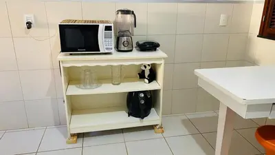 A cozinha ou kitchenette de Casa em condominio proximo ao beach park