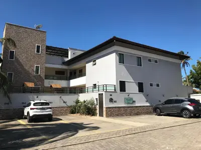 O edifício onde o apartamento está situado