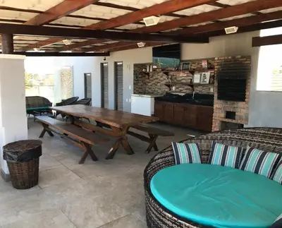 A cozinha ou kitchenette de AP 104 - Flecheiras Residence