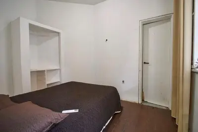 Uma cama ou camas num quarto em Casa para temporada cumbuco