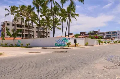 O edifício onde a casa de férias está situado