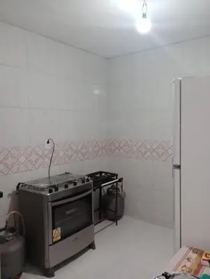 A cozinha ou kitchenette de Maravilhosa Casa de Praia em Morro Branco