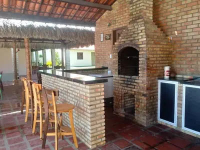 A planta de Maravilhosa Casa de Praia em Morro Branco