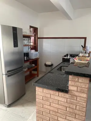 A cozinha ou kitchenette de Casa Encanto dos Corais