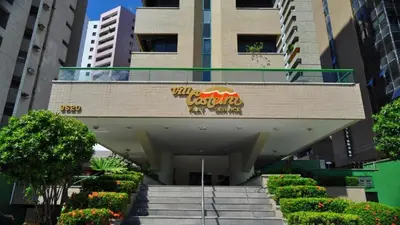 O edifício onde o apartamento está situado