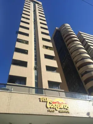 O edifício onde o apartamento está situado
