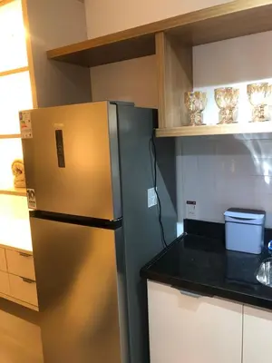A cozinha ou kitchenette de Beach Class Fortaleza By Studio Brook