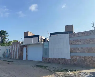 O edifício onde a casa de férias está situado
