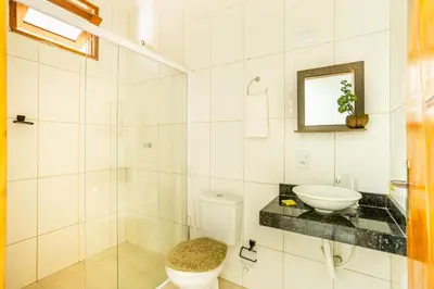 Uma casa de banho em Perfect Day Home