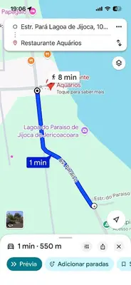 A planta de Pousada Imperio dos Bambus