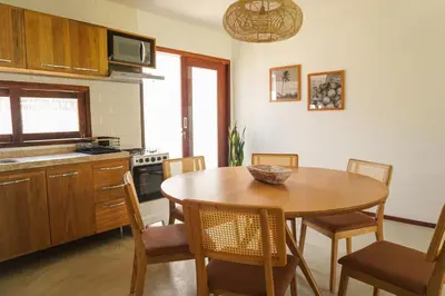 A cozinha ou kitchenette de Villa Conduru III Kite House Preá 100m from Beach