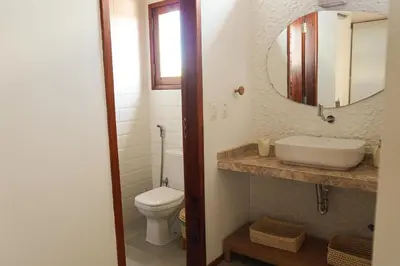 Uma casa de banho em Villa Conduru III Kite House Preá 100m from Beach