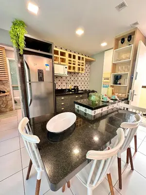 A cozinha ou kitchenette de Térreo Completo Varanda VG SUN CUMBUCO