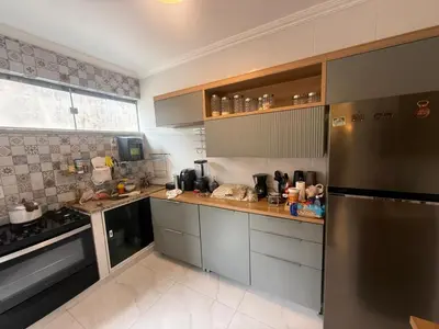 A cozinha ou kitchenette de Apartamento temporada
