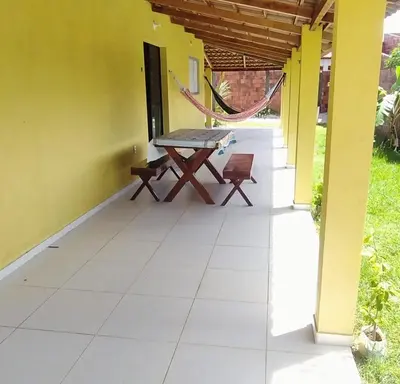 Um pátio ou outra área exterior em Casa Do Canto Verde