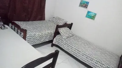 Uma cama ou camas num quarto em Casa Do Canto Verde