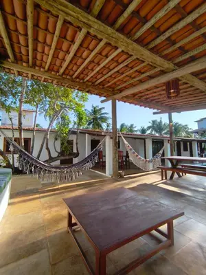 Uma varanda ou terraço em Villa Tarifa Icaraizinho Suítes