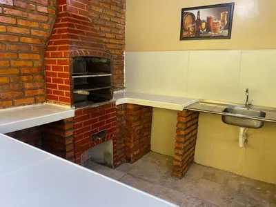 A cozinha ou kitchenette de Mihika Emboaca Beach House
