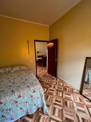Uma cama ou camas num quarto em Casa Barra da Sucatinga-Beberibe