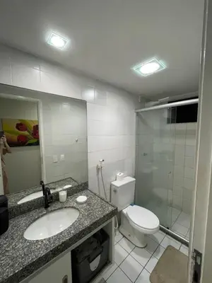 Uma casa de banho em Apartamento Familiar