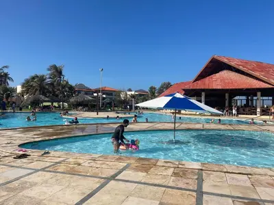 A piscina em ou perto de Apto no Aquaville resort perto do Beach Park