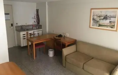 A cozinha ou kitchenette de Hotel Fortaleza Beira Mar Blue Tree Towers