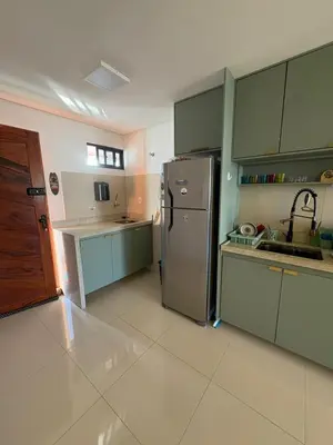 A cozinha ou kitchenette de Oásis Cumbuco Residence