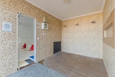 Uma casa de banho em Studio no Porto das Dunas vista mar e Beach Park!