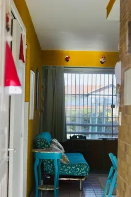 Uma área de estar em Casa da mãe Joana
