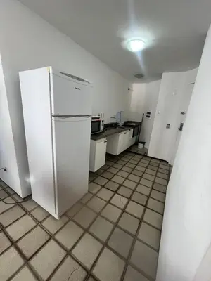 A cozinha ou kitchenette de Golden Fortaleza Hotel 1 quarto